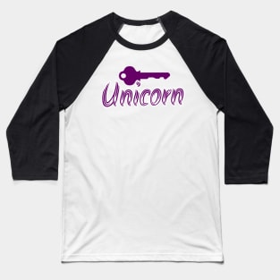 Unicorns Key Baseball T-Shirt